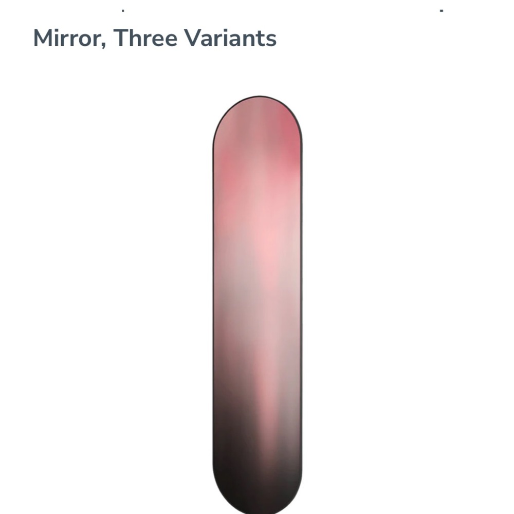 Fritz Hansen Pink Gradient Mirror